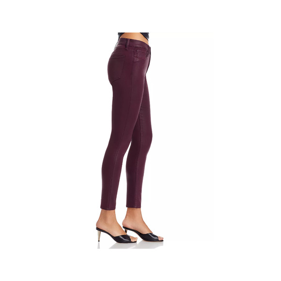 $198 Msrp Joe's Jeans The Charlie High Rise Coated Ankle Skinny Jeans - Picture 2 of 4